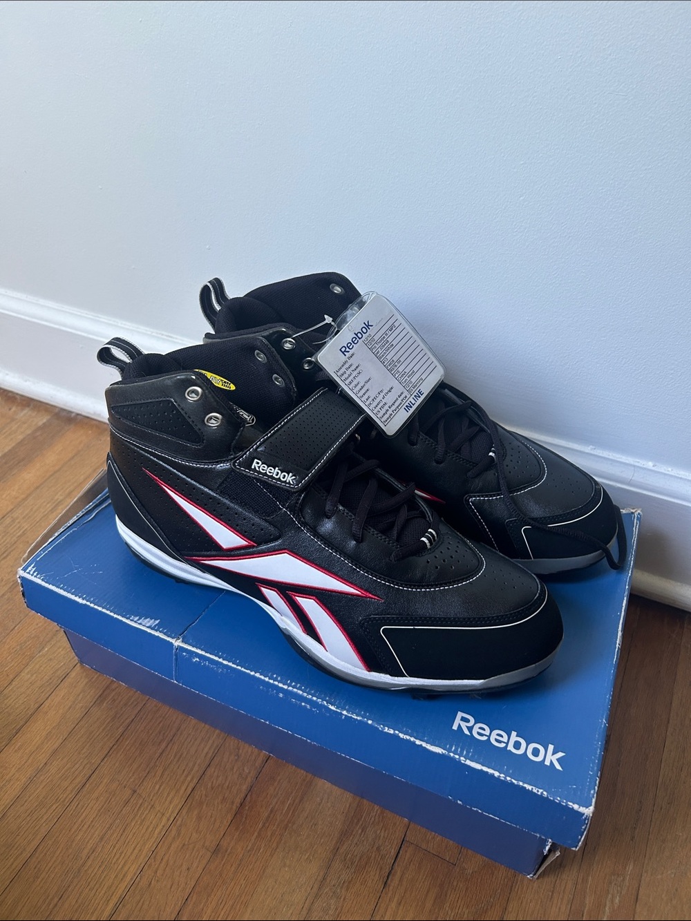NFL  player sample Reebok Pro Thorpe football cleats Eli Manning size 13